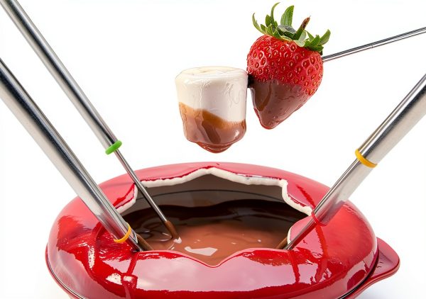 Cunyuer Fondue Forks Stainless Steel Fondue Sticks-3