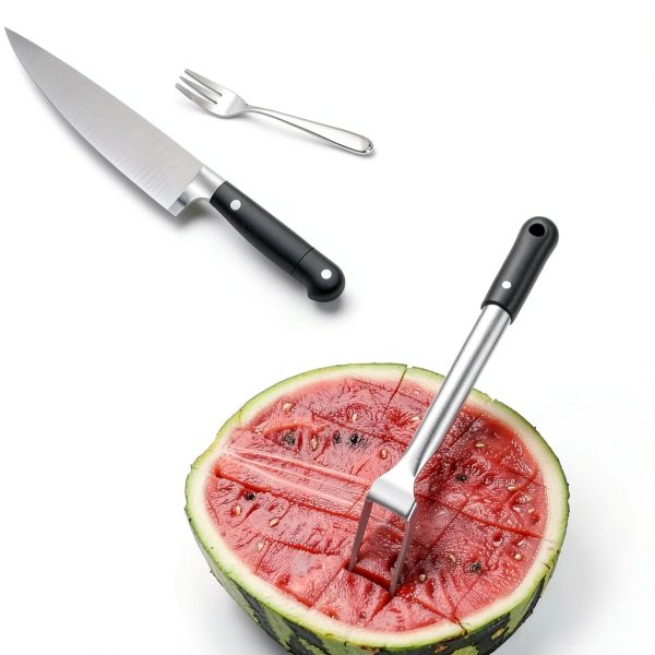 MEMOFO Stainless Steel Watermelon Slicer Fork-3