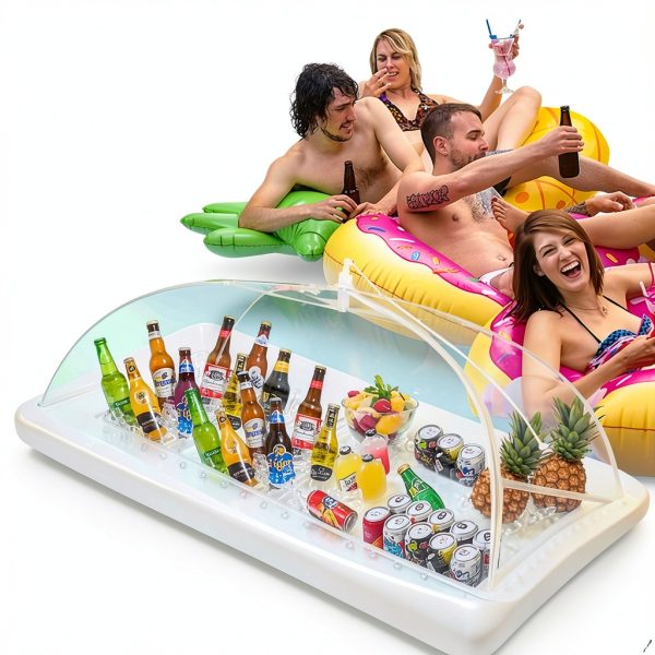 CLOTHUP Inflatable Serving Bar Reusable Modern White-6