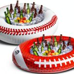 WUEURU Inflatable Ice Serving Bars Portable Green White-0