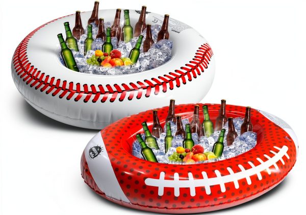 WUEURU Inflatable Ice Serving Bars Portable Green White-0