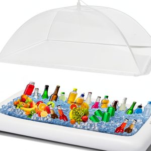 CLOTHUP Inflatable Serving Bar Reusable Modern White-0