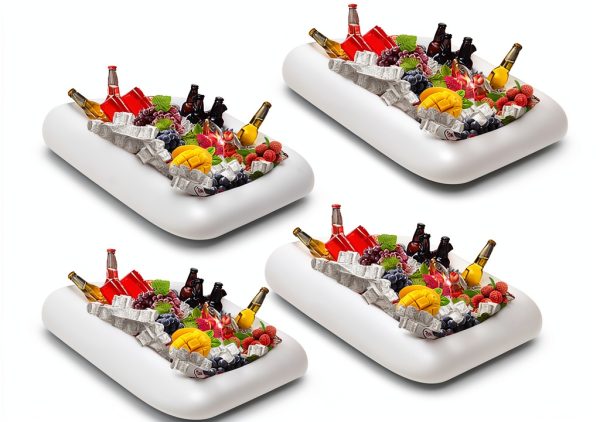 MAGIDOVE Inflatable Ice Serving Bar Portable Party Cooler-0