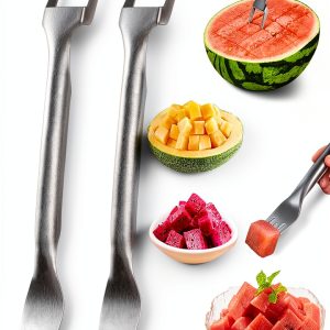 MEMOFO Stainless Steel Watermelon Slicer Fork-0