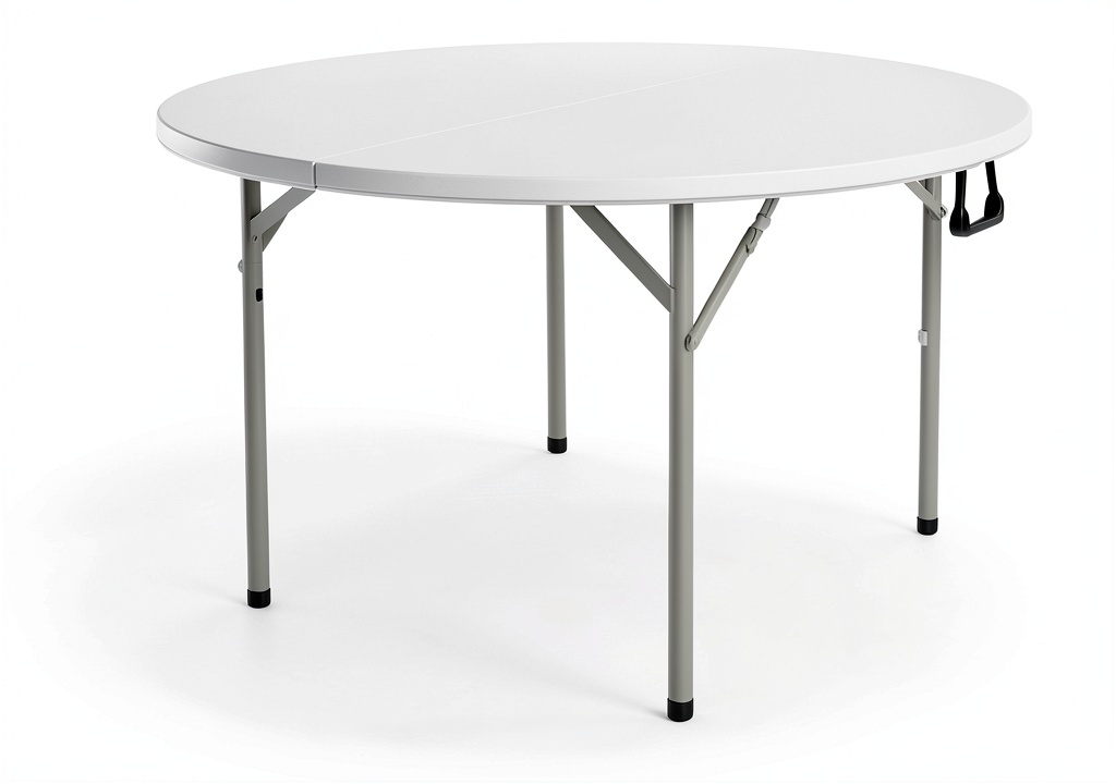 PRO Family round folding table in a banquet hall setting
