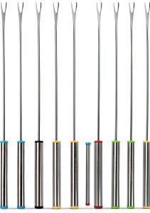 Flylin Stainless Steel Fondue Forks Kitchen Dining-0