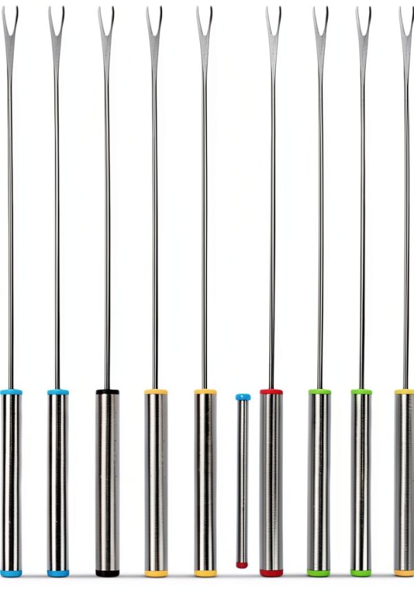 Flylin Stainless Steel Fondue Forks Kitchen Dining-0