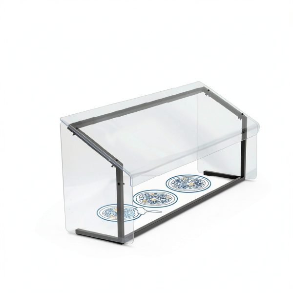 Carlisle Buffet Bar Sneeze Guard Aluminum Frame Food-1