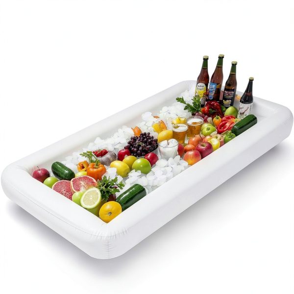 Inflatable Food Bar HBlife White Polyester-1
