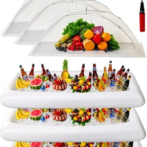 Inflatable Food Bar HBlife White Polyester-0