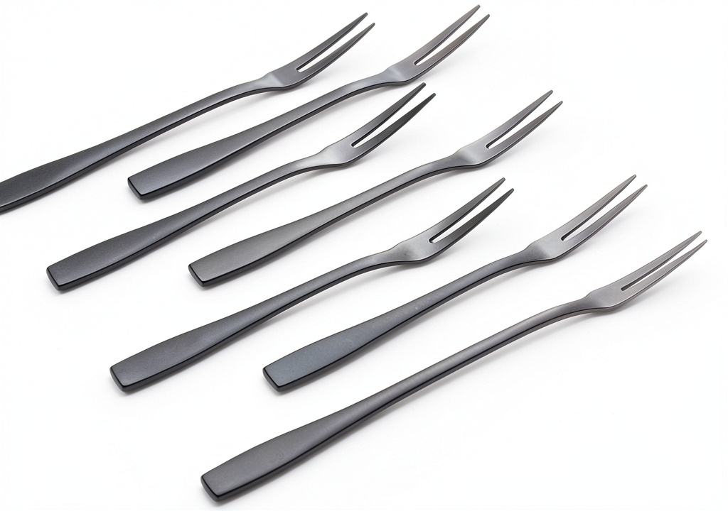 Teyyvn stainless steel fruit forks on a kitchen table