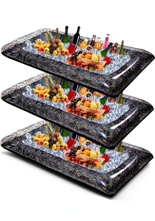 Animsco Oversized Rectangular Ice Tray - 3pcs-0
