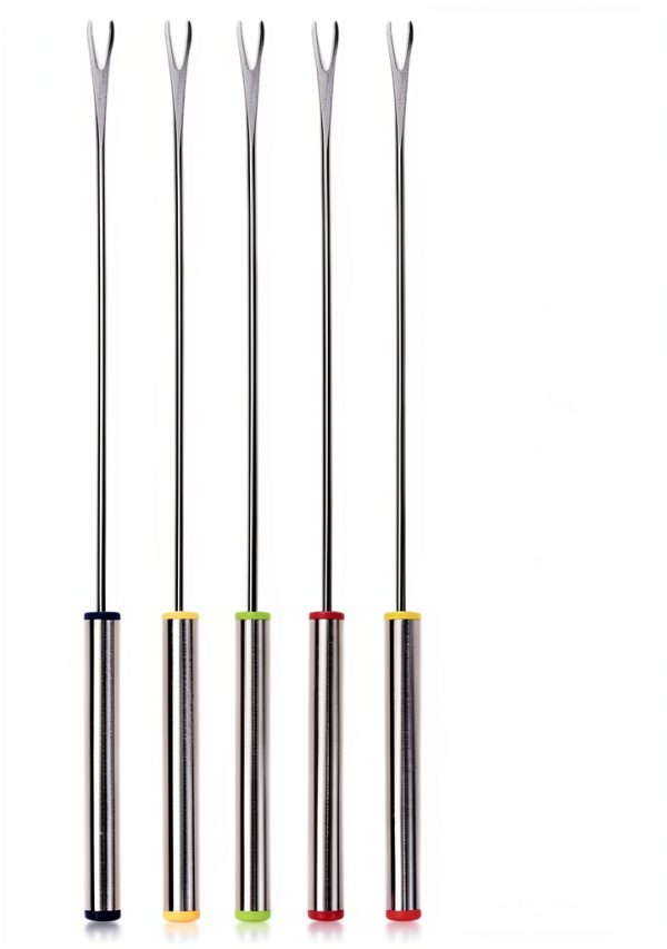 Flylin Stainless Steel Fondue Forks Kitchen Dining-3