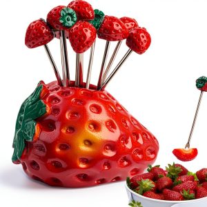 Esdallina Stainless Steel Fruit Forks Camping-0