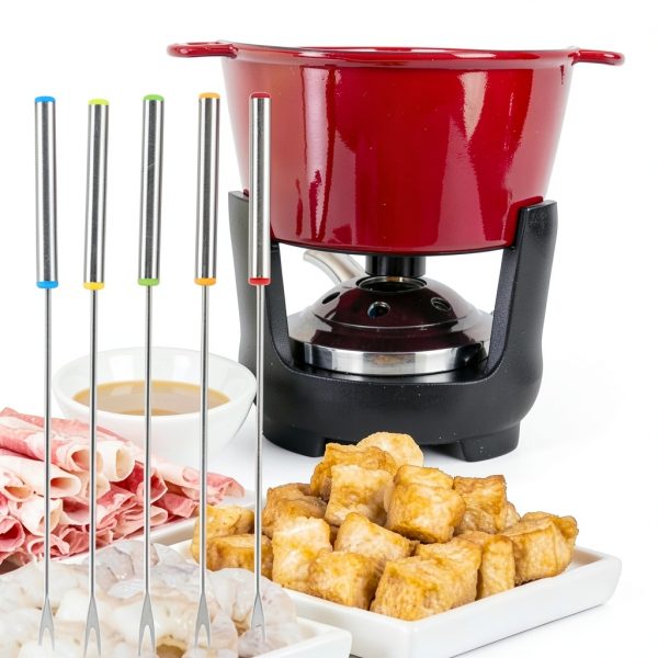 Cunyuer Fondue Forks Stainless Steel Fondue Sticks-2
