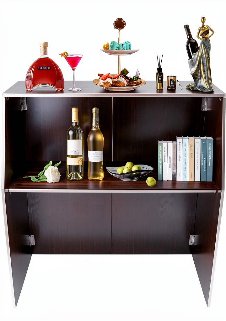 RTUSUML 4ft Freestanding Event Bar in a party setup