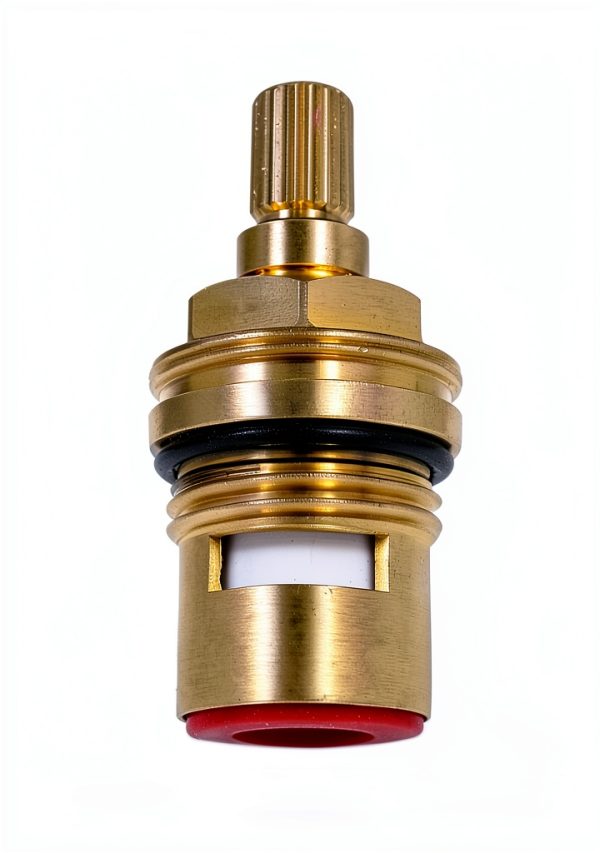 Brass Faucet Cartridge Huashan Lever Pair 0.5in M4 Screw Set-1