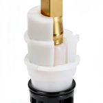 REHUH Faucet Cartridge 4‑Pack Brass Stem Stainless Plate-0