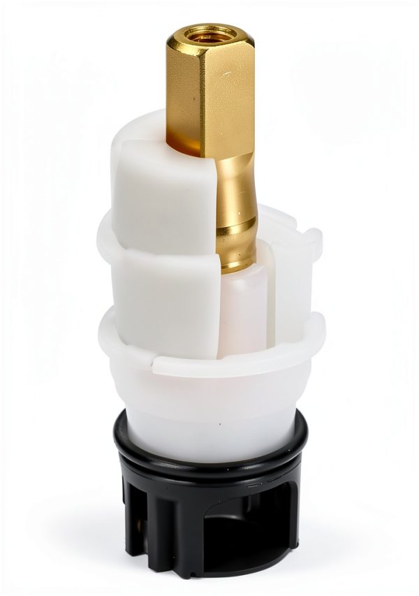 REHUH Faucet Cartridge 4‑Pack Brass Stem Stainless Plate-0