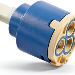 Ceramic Faucet Cartridge XUCHUAN 35mm Blue Deck Mount Dual Function-0