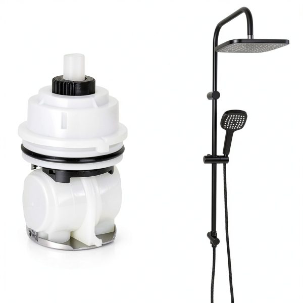 Shower Cartridge Miory RP32104 for Monitor 1700 Series White Cap Brass-4