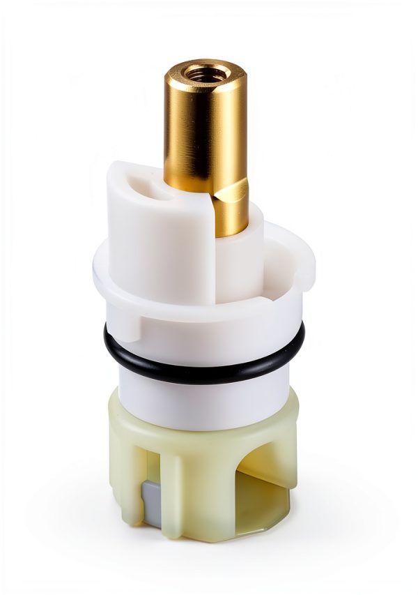 REHUH Faucet Cartridge 4‑Pack Brass Stem Stainless Plate-1