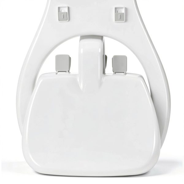 CHURCH Toilet Seat Bemis Elongated White Seat with Easy Clean Hinges-5