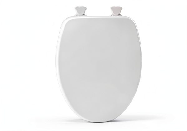 CHURCH Toilet Seat Bemis Elongated White Seat with Easy Clean Hinges-1